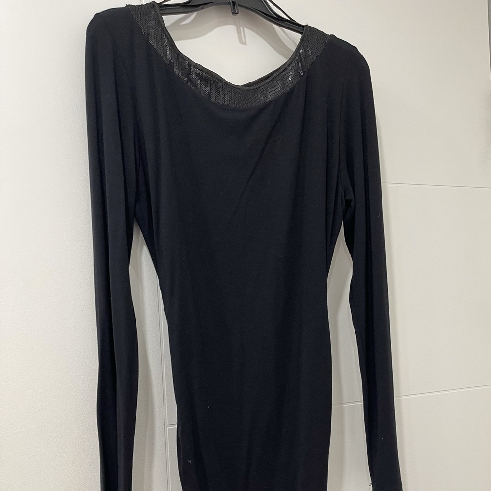 Open back dress